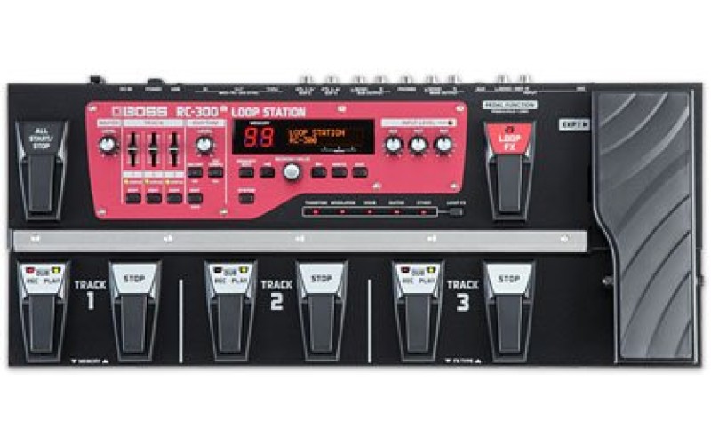 BOSS RC-300 three track looper Loop Station фразовый сэмплер