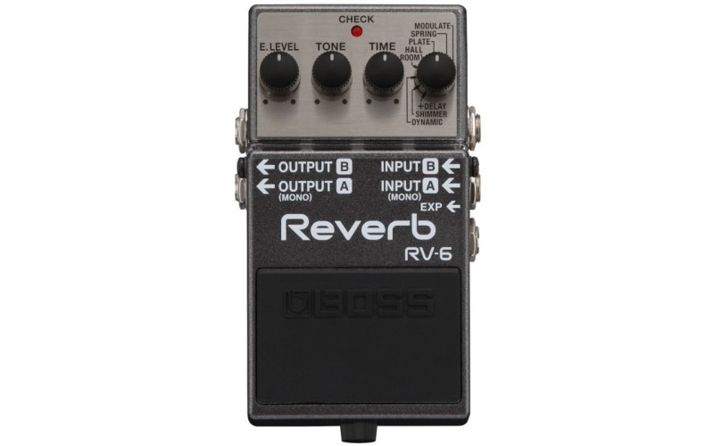 BOSS RV-6 reverb - гитарная педаль эффекта ревер