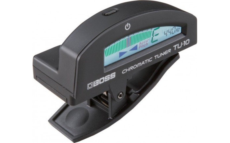 BOSS TU-10-BK Хроматический Clip-On тюнер  для электро и бас-гитар