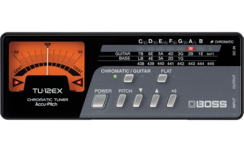 BOSS TU-12EX хроматический тюнер профессиональный
