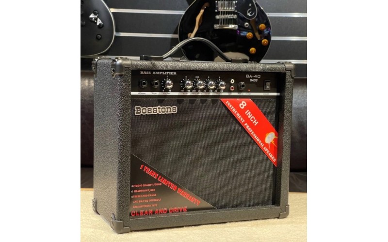 Bosstone BA-40W Black комбоусилитель для бас-гитары