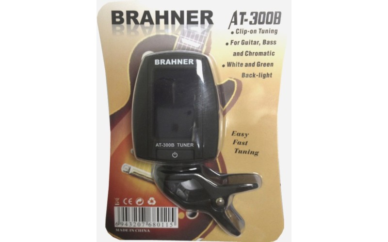 BRAHNER AT-300B - тюнер для гитары, хроматический