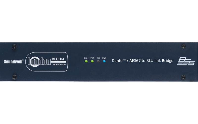 BSS BLU-DAN (BLU-DA) - интерфейс Dante audio - BLU link