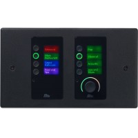 BSS EC-8BV-BLK-EU Ethernet панельный контроллер с 8 кнопками и регулятором уровня