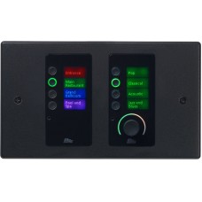BSS EC-8BV-BLK-EU Ethernet панельный контроллер с 8 кнопками и регулятором уровня