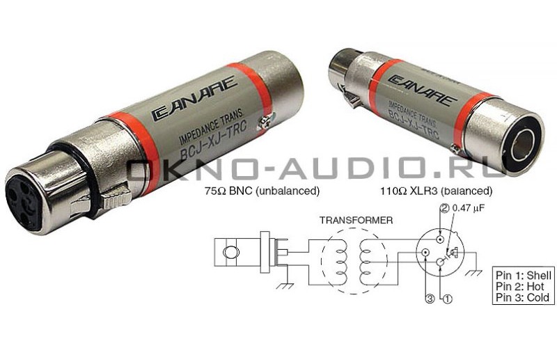 Canare BCJ-XJ-TRC преобразователь импеданса