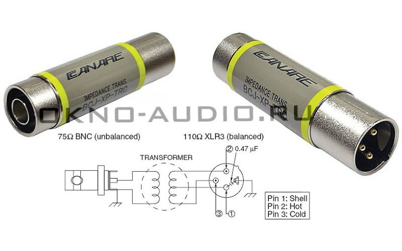 Canare BCJ-XP-TRC преобразователь импеданса