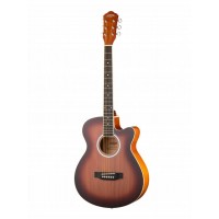 Naranda HS-4040 MAS Акустическая гитара, с вырезом, красный санберст