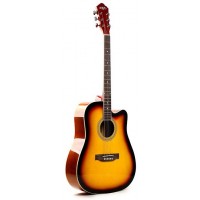 CARAVAN MUSIC HS-4111 SB Гитара акустическая с ВЫРЕЗОМ, тип Dreadnought