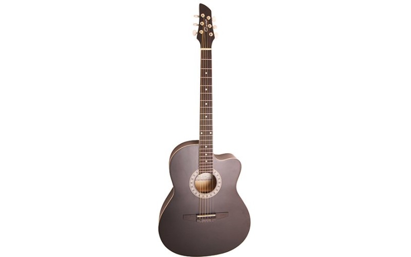 Caraya C931 BK Акустическая гитара, с вырезом, черная