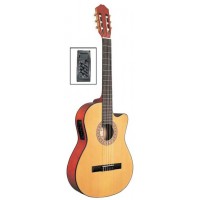 Caraya C955CEQ Классическая гитара с звукоснимателем, с вырезом