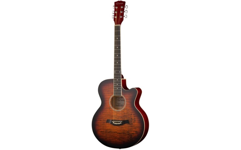 Caraya F511 BS Акустическая гитара, с вырезом, санберст