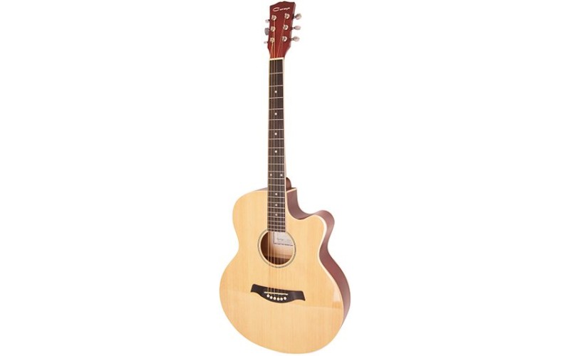 Caraya F521 N Акустическая гитара, с вырезом, цвет натуральный