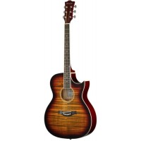 Caraya F531 BS Акустическая гитара, с вырезом, санберст