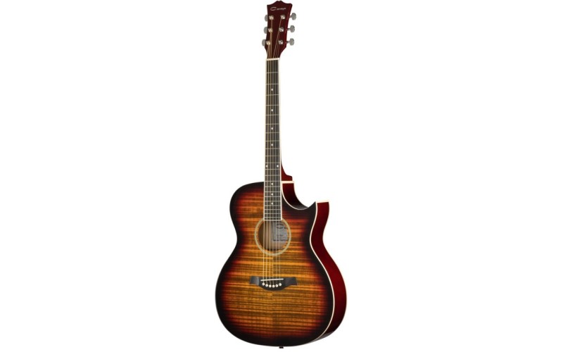 Caraya F531 BS Акустическая гитара, с вырезом, санберст