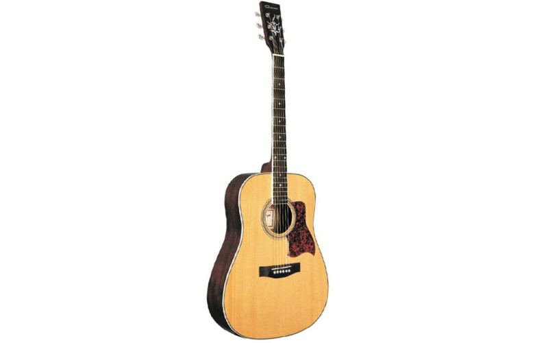 Caraya F750 Акустическая гитара, цвет натуральный