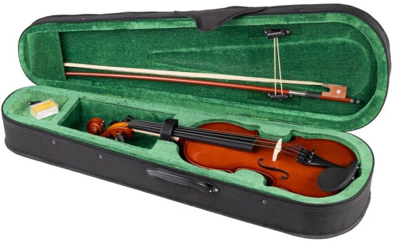 Carayа MV-003 Скрипка 1/2 с футляром и смычком