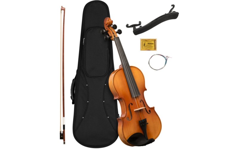 Cascha HH-2050 Скрипка 4/4,  с футляром, смычком, запасными струнами, мостиком и канифолью