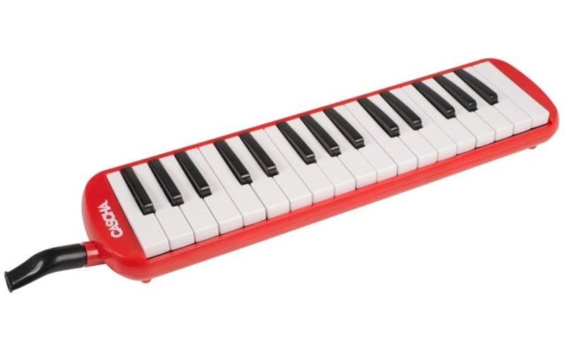 Cascha HH-2059 Мелодика, 32 клавиши, с чехлом и мундштуком, красная