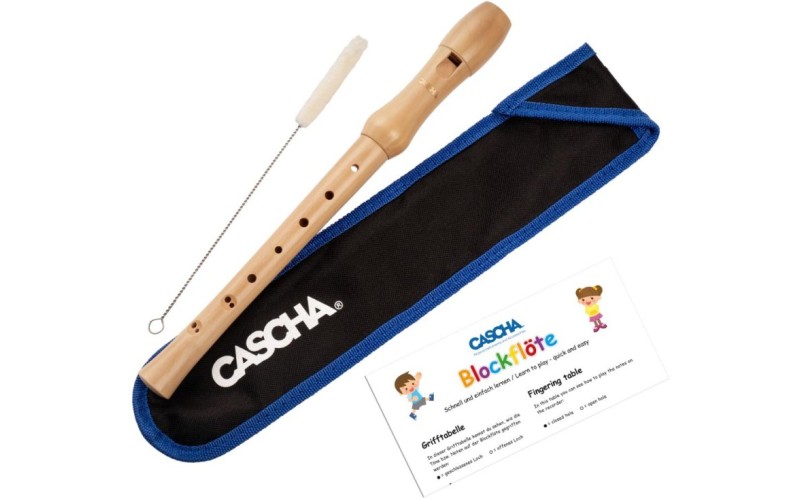 Cascha HH-2130 Блокфлейта сопрано, барочная система, клен, 2 части