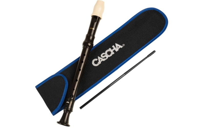 Cascha HH-2173 Блокфлейта сопрано, немецкая система, коричневая, пластик, 3 части