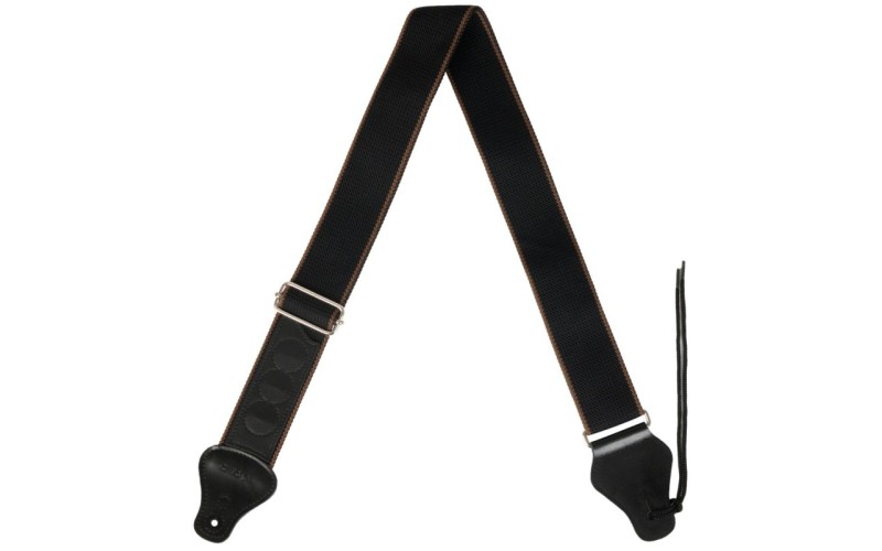 Cascha HH-2259 Ремень для гитары, полиэстер/хлопок, черный