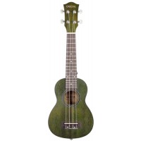 Cascha HH-2265 Mahogany Series Укулеле сопрано, с чехлом, зеленый