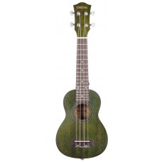 Cascha HH-2265 Mahogany Series Укулеле сопрано, с чехлом, зеленый