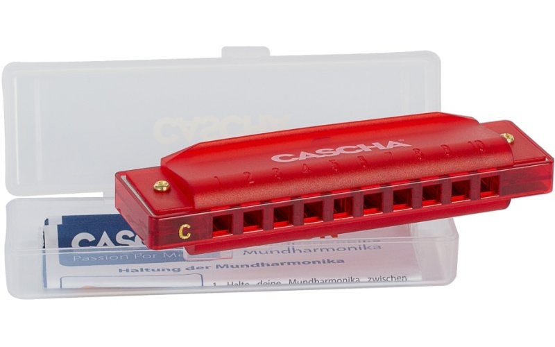 Cascha HH-2273 Fun Blues Губная гармошка, красная