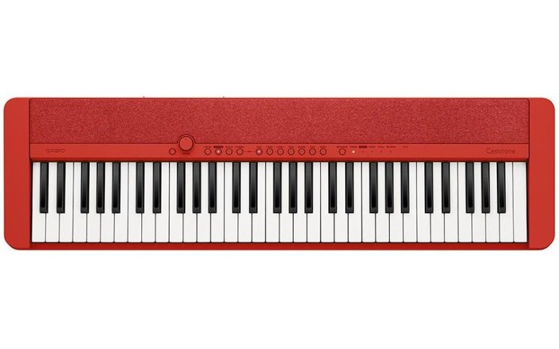CASIO CT-S1 RD Light Piano Синтезатор, 61кл. фортепьянного типа с чувствительностью к касанию