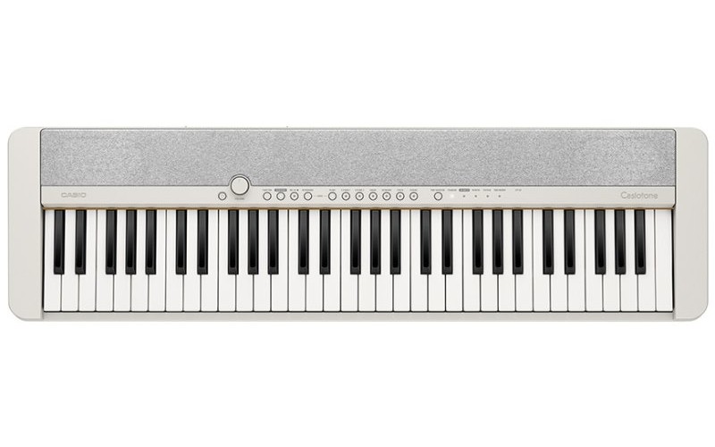 CASIO CT-S1 WH Light Piano Синтезатор, 61кл. фортепьянного типа с чувствительностью к касанию