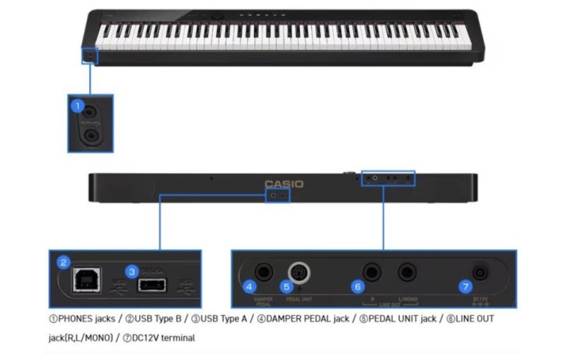 CASIO PX-S1100BK Цифровое пианино