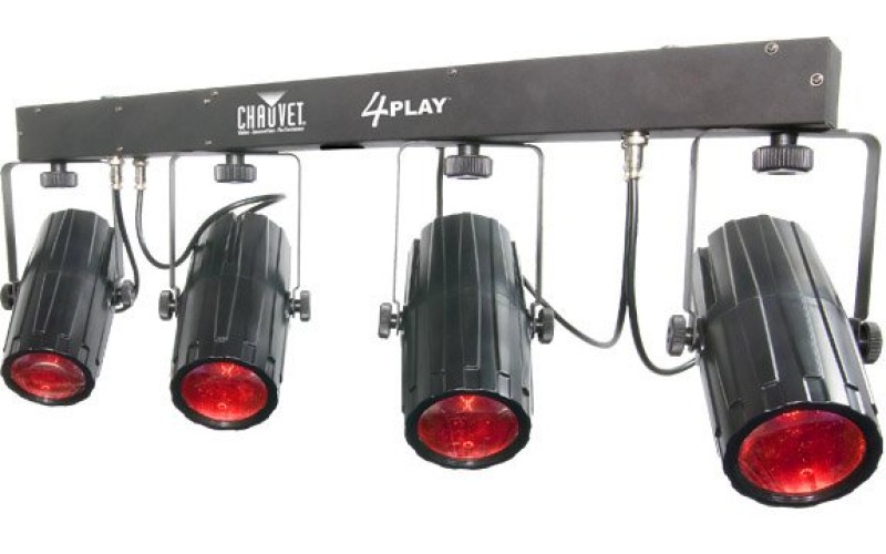 CHAUVET 4 Play комплект из 4 светодиодных эффектов 'лунный цветок' на Т-перекладине