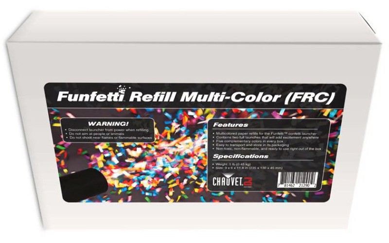 CHAUVET-DJ Funfetti Refill - Color цветные конфетти