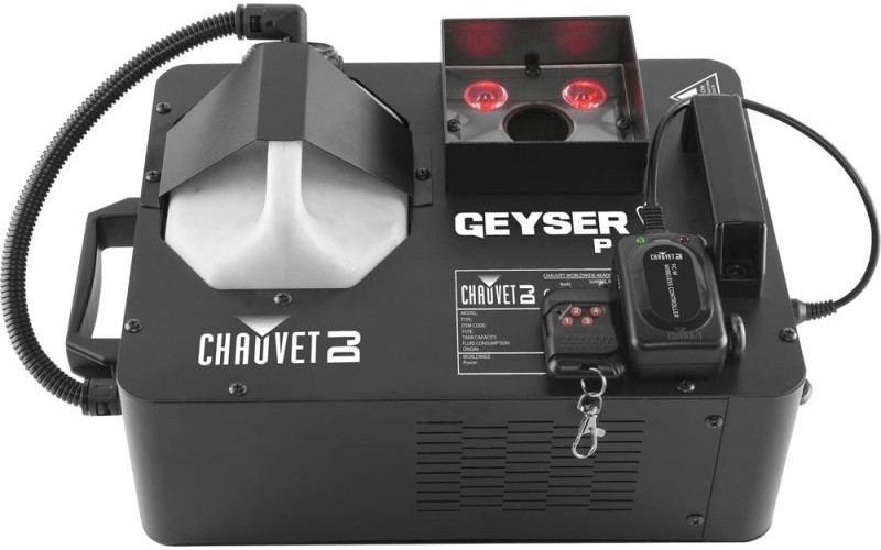 CHAUVET-DJ Geyser P6 генератор вертикального/горизонтального дыма с RGBA+UV подсветкой струи