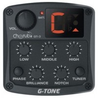 Cherub GT-3 Гитарный эквалайзер цифровой 4-х полосный с тюнером и контролем обратной связи