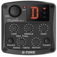 Cherub GT-4 Гитарный эквалайзер цифровой 3-х полосный с тюнером и контролем средних частот