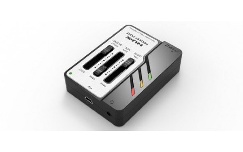 NUX CHERUB POCKET PORT портативный гитарный USB интерфейс