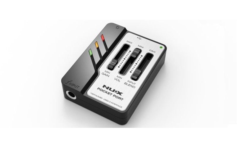 NUX CHERUB POCKET PORT портативный гитарный USB интерфейс