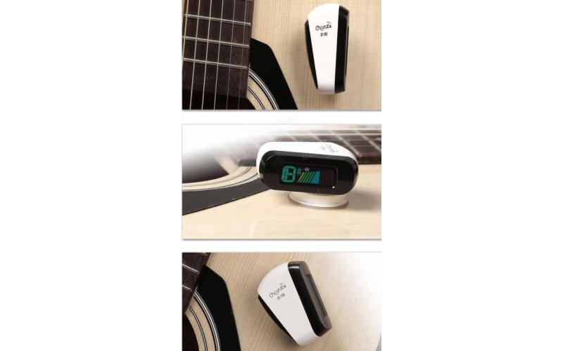 CHERUB ST-730 BK WH - цифровой хроматический тюнер на присоске