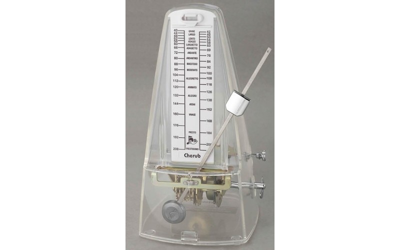 Cherub WSM-330TR Метроном механический прозрачный 