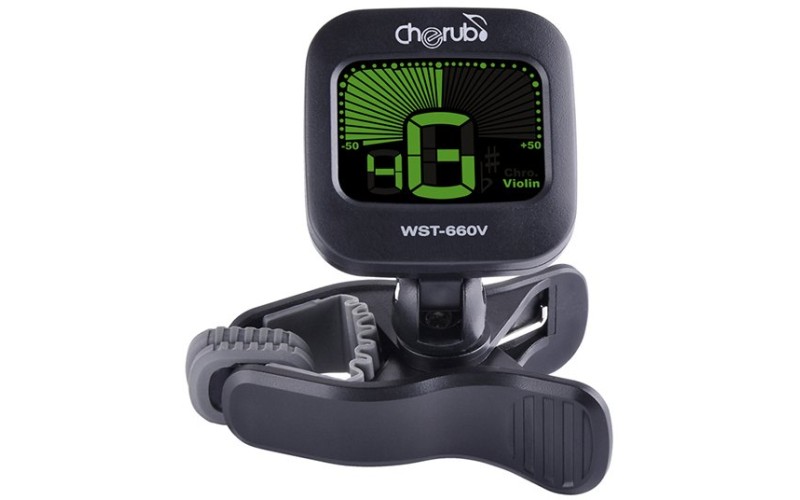 Cherub WST-660V Цифровой тюнер для скрипки, на прищепке