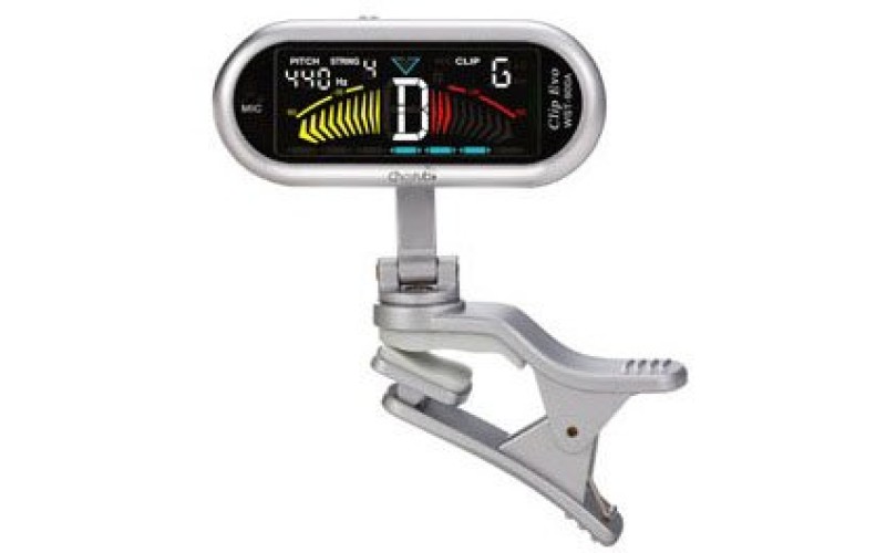 CHERUB WST-900A - цифровой хроматический тюнер-прищепка с цветным дисплеем