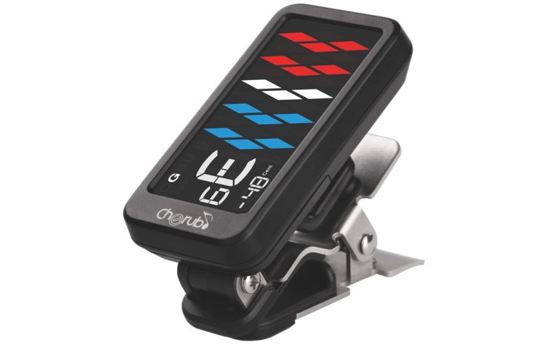 Cherub WST-905 тюнер на прищепке, гитара, бас-гитара