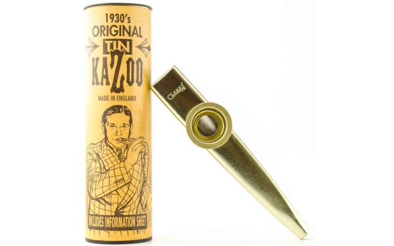 CLARKE Gold Colour Metal Kazoo - казу KAZOO