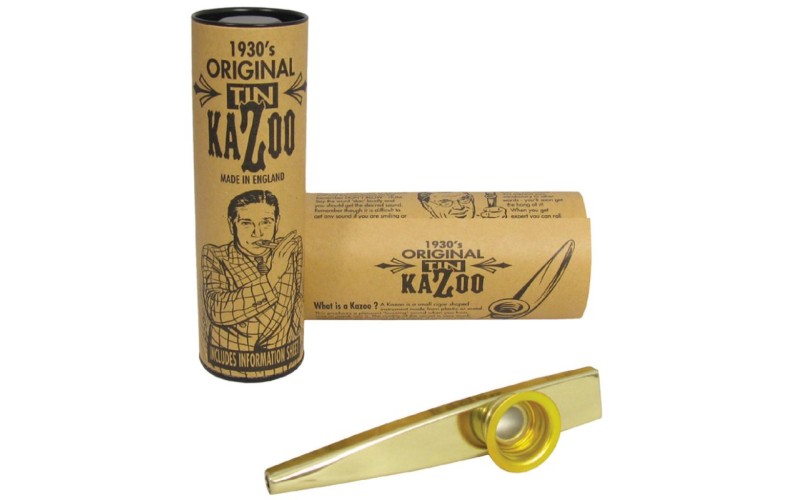CLARKE Gold Colour Metal Kazoo - казу KAZOO