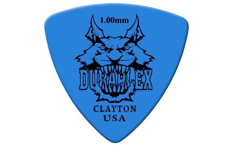 CLAYTON DXRT100/12 - набор медиаторов - 1.00 mm DELRIN широкие (12 шт.)