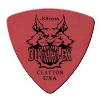 CLAYTON DXRT88/12 - набор медиаторов - 0.88 mm DELRIN широкие (12 шт.)