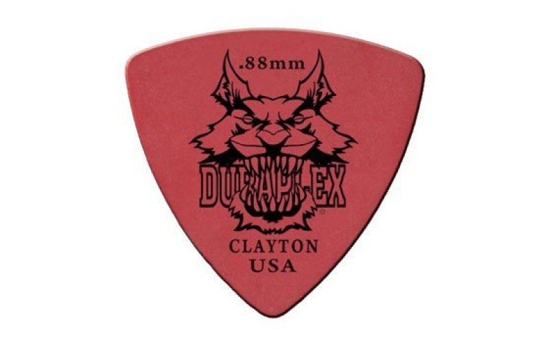 CLAYTON DXRT88/12 - набор медиаторов - 0.88 mm DELRIN широкие (12 шт.)