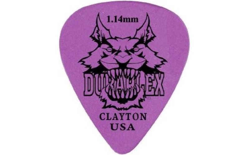 CLAYTON DXS114/12 - набор медиаторов - 1.14 mm DELRIN стандартные (12 шт.)